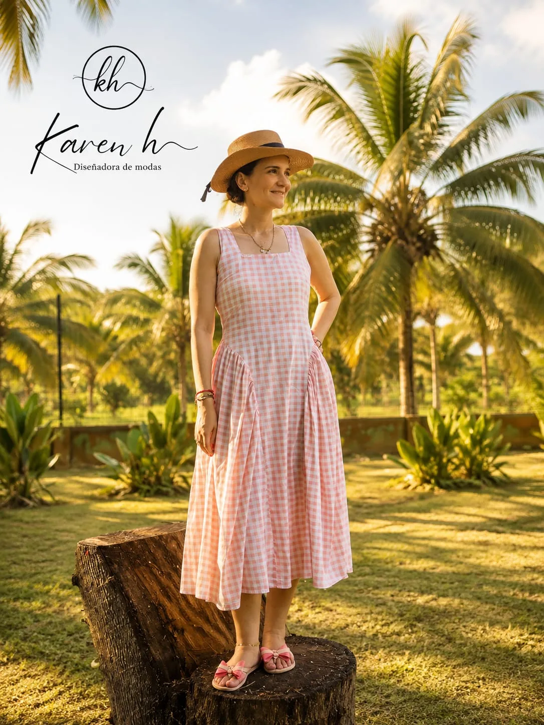 Vestido Mini Cuadros vista alternada